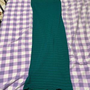 Teal Tube Dress